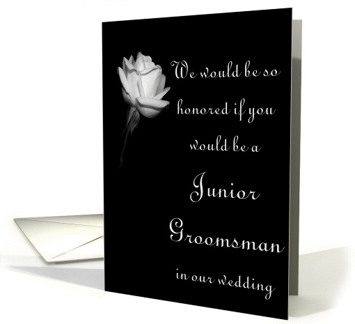 Wedding - Junior Groomsman card (290526)