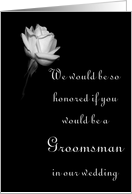 Wedding - Groomsman card