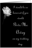 Wedding - Give me away card