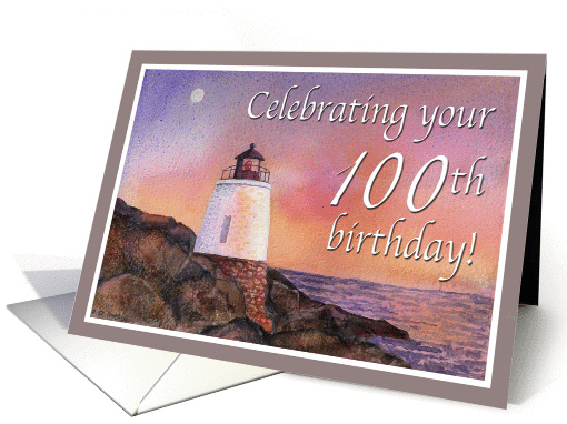 100th Birthday card (981501)