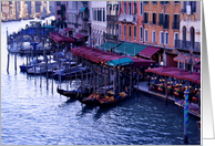 The Grand Canal, Venice, Italy card