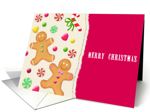 gingerbread christmas card (309387)