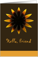 Hello, Friend card