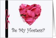 Hostess, Flower Hearts card