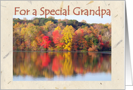 Birthday Grandpa, Beauty of Autumn card