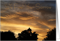 Feel Your Sorrow, Golden Sunset card
