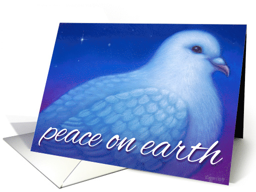 Peace on Earth Holiday Dove card (1192444)