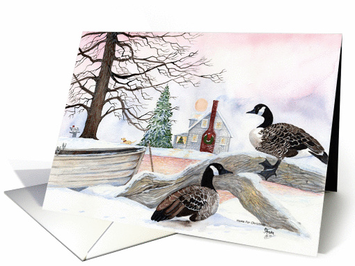 Home for Christmas card (246843)