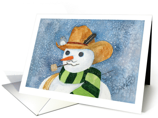 Cowboy Christmas card (246845)