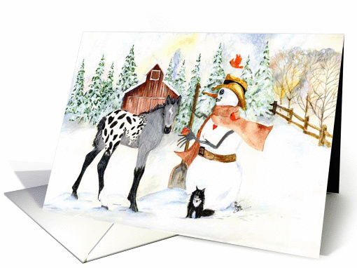 Cowboy Christmas 1 card (247338)