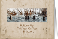 Bottoms Up card