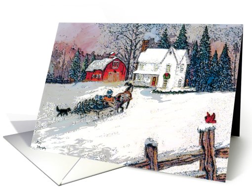 Christmas in the Country card (725761)