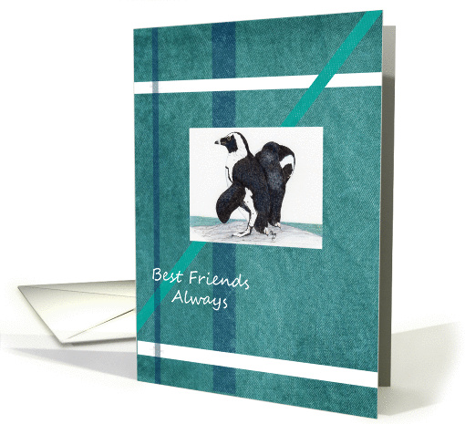 Penquins Best friends card (937562)
