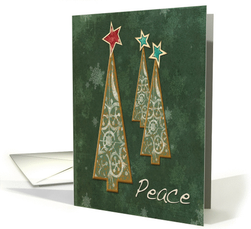 Peace Trees-Christmas/Holiday card (871508)