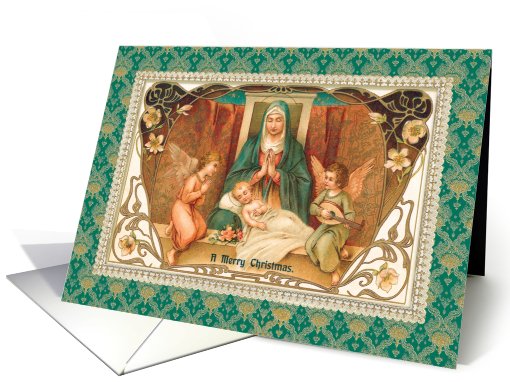Angels Lullaby for the Christ Child card (252950)