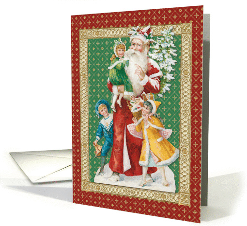 Father Christmas Arrives card (252972)