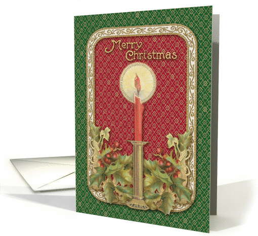 Holiday Candle card (253002)