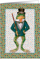 Mr Dandy Frog card