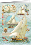 Birthday Full Sail in the Open Seas card