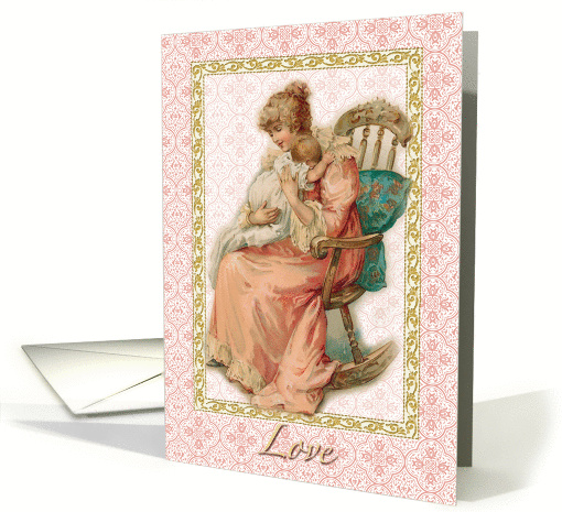 Baby Girl Love card (265066)