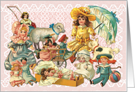 Dollies and Toys card