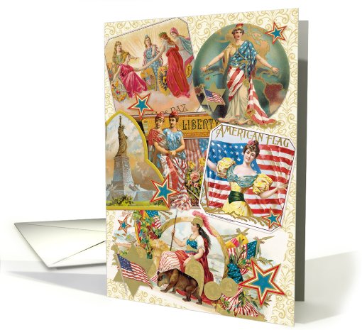 Lady Liberty card (661019)