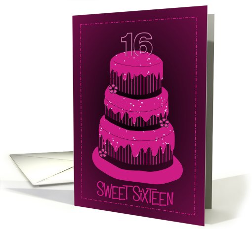 Sweet Sixteen card (318151)