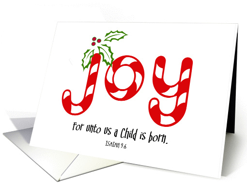 Christmas Joy card (263495)