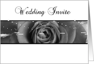 Wedding Rose Invite card