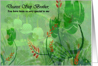 To Step Brother Goodbye From Terminally ill Step Sister or Step Brother card