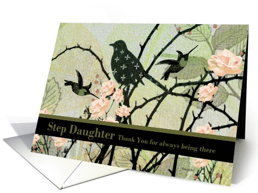To Step Daughter Goodbye From Terminally ill Step Mom or Dad card