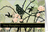 To Step Daughter Goodbye From Terminally ill Step Mom or Dad card