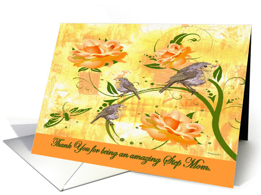 To Step Mom Goodbye From Terminally ill Adult Step Child card