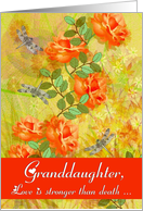 To Granddaughter - Goodbye From a terminally ill Grandparent card