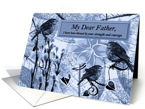 To Father - Final Goodbye from a Terminally ill Adult Child card