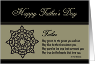 Father - Happy Father’s Day - Celtic Knot / Irish Blessing card