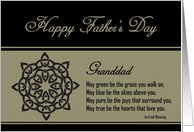 Granddad - Happy Father’s Day - Celtic Knot / Irish Blessing card