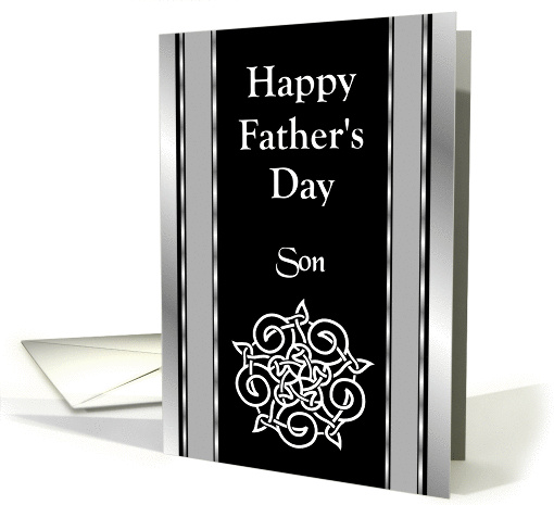 Son - Happy Father's Day - Celtic Knot card (1256798)