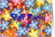 Invatation - Staff Party card