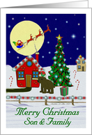 Christmas Cards for Son & His Family from Greeting Card Universe