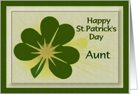 Happy St. Patrick’s Day - Aunt card