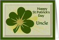 Happy St. Patrick’s Day - Uncle card