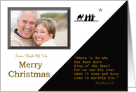 Religious / Merry Christmas ~ Add your text / Add Your Photo card