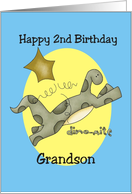 Second Birthday Grandson card