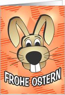 Bunny Face - german card