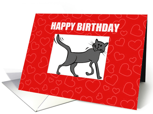 Special Royal Pet Cat Birthday card (902192)