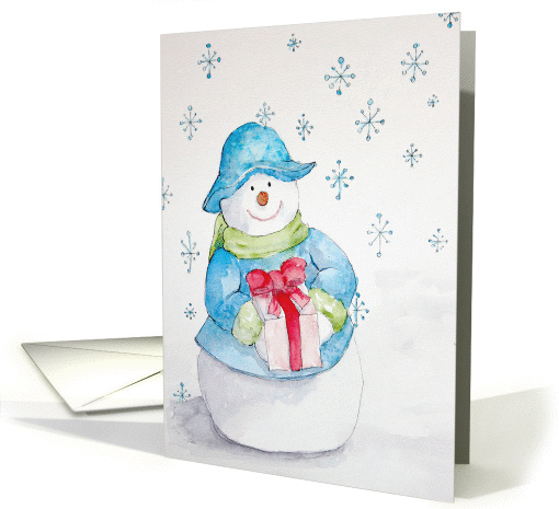 Thank You Gift Snowlady card (271643)