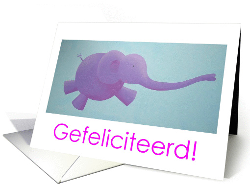 Gefeliciteerd! card (299741)