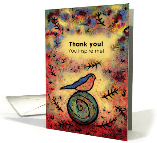 Thank you! You inspire me! card (370672)