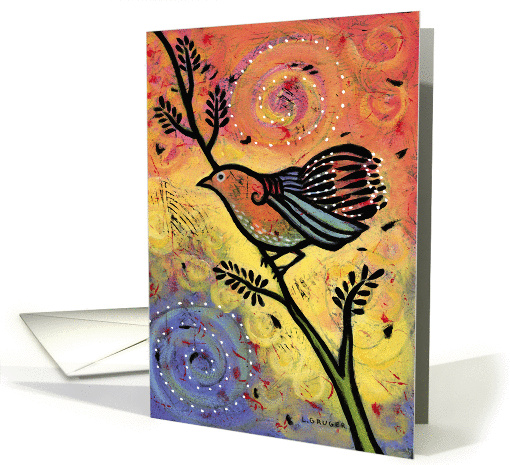 Fancy Bird card (949003)